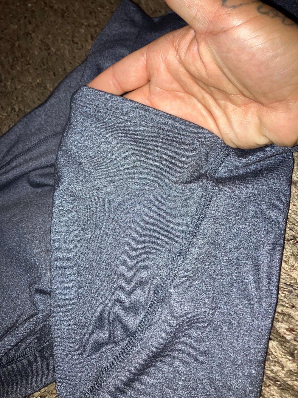 Mono B Charcoal Gray Active Leggings - Picture 2 of 4